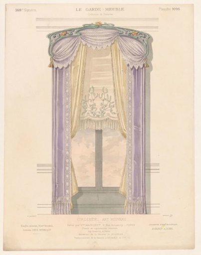 Window with curtains