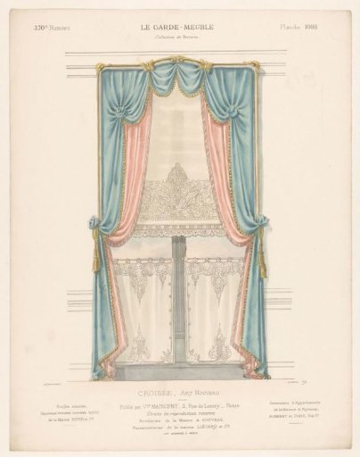 Window with curtains