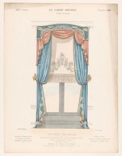 Window with curtains