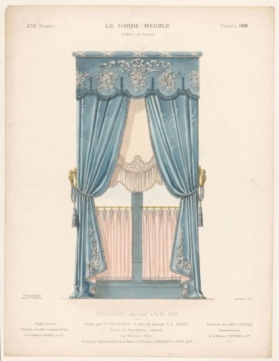 Window with curtains