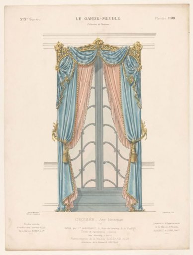 Window with curtains