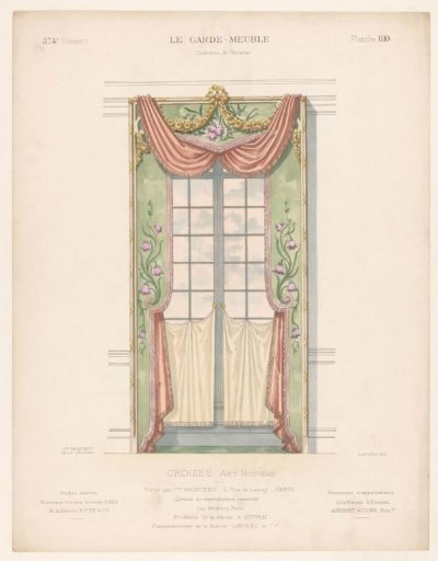 Window with curtains