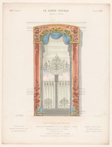 Window with curtains