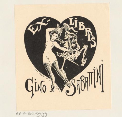 Ex libris of Gino Sabattini