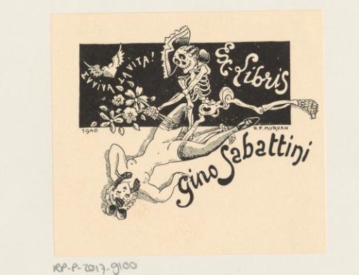 Ex libris of Gino Sabattini