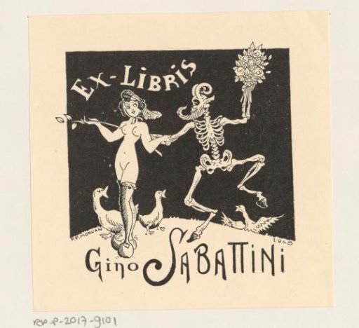 Ex libris of Gino Sabattini