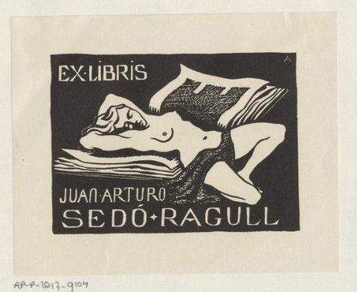 Ex libris of Juan Arturo Sedó Ragull