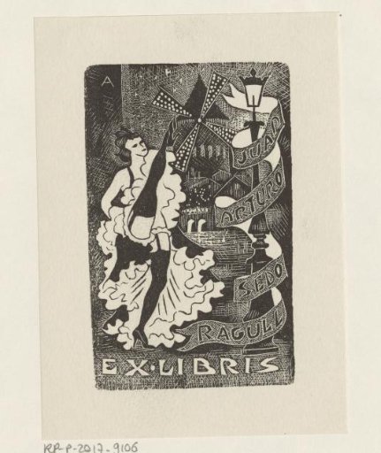 Ex libris of Juan Arturo Sedó Ragull