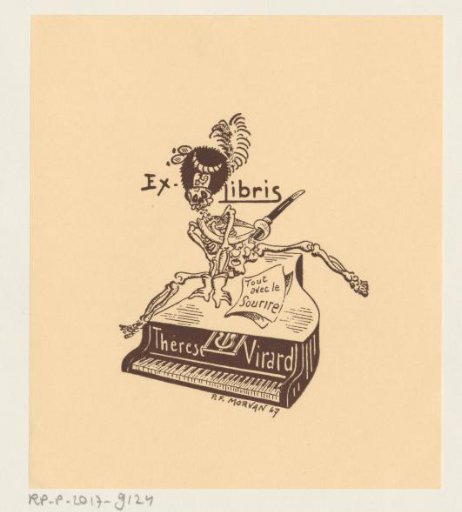 Ex libris of Thérèse Virard