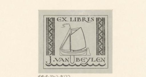 Ex libris of Jules van Beylen