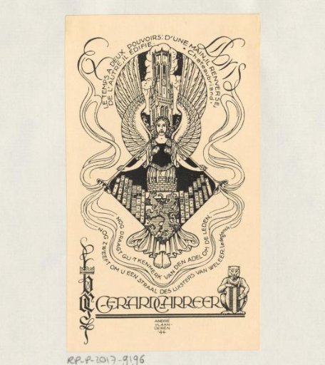 Ex libris of Gerard Carreer