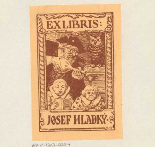 Ex libris of Josef Hladký