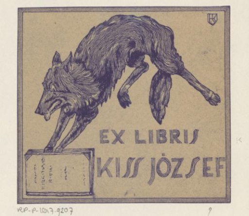 Ex libris of József Kiss
