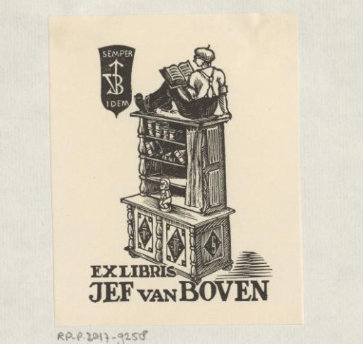 Ex libris of Jef van Boven