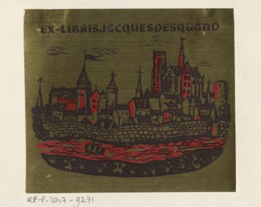 Ex libris of Jacques Desquand
