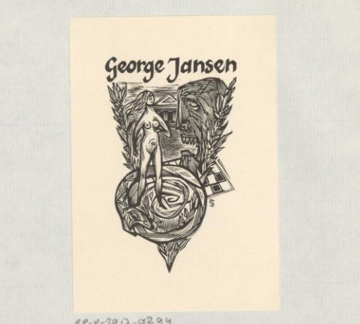 Ex libris of George Jansen