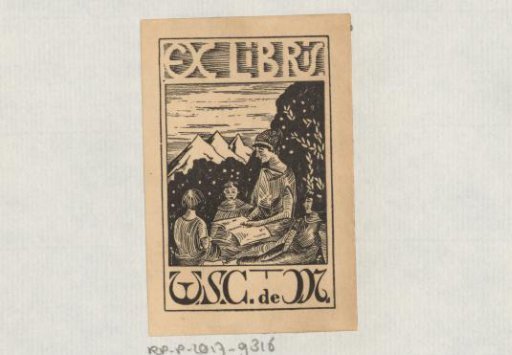 Ex libris of W.S.C. de M.