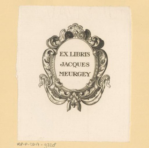 Ex libris of Jacques Meurgey