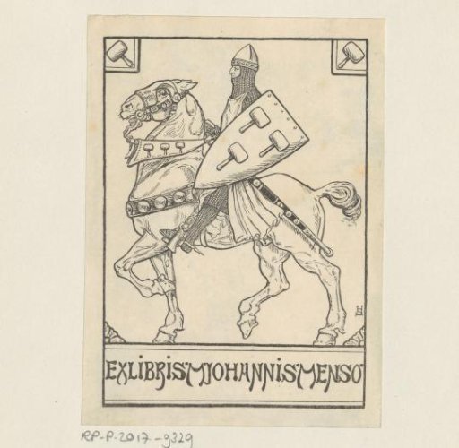 Ex libris of Menso Johannes Menso