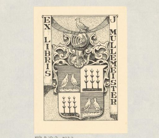Ex libris of J. Mullemeister