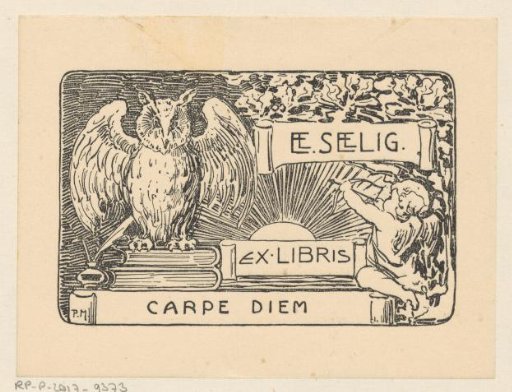 Ex libris of Eva Emmelina Seelig