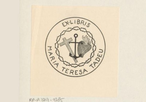 Ex libris of Maria Teresa Tadeu