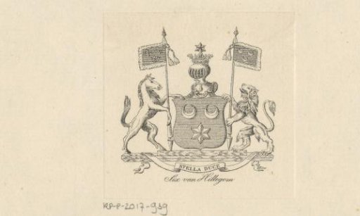 Ex libris of Six van Hillegom