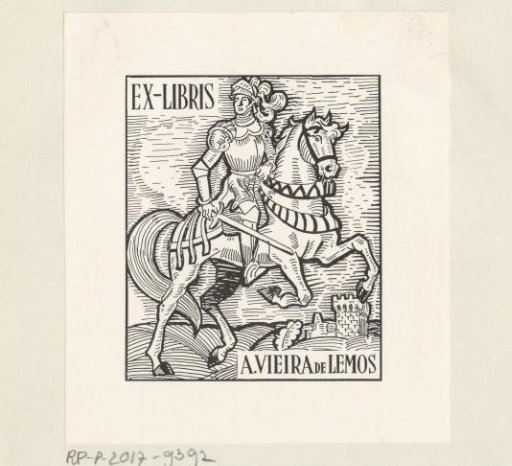 Ex libris of Anteno Vieira de Lemos