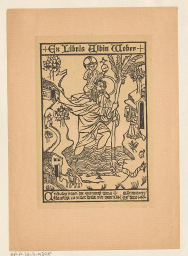 Ex libris of Albin Weber