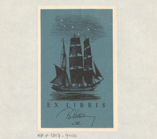 Ex libris, possibly of Bo Westi[...]