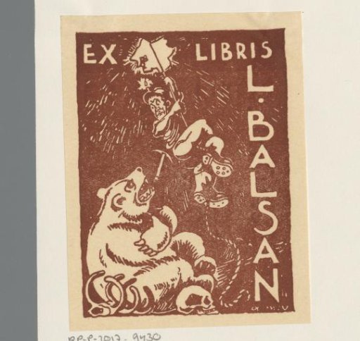 Ex libris of Louis Balsan