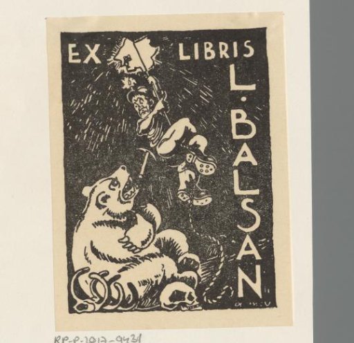 Ex libris of Louis Balsan
