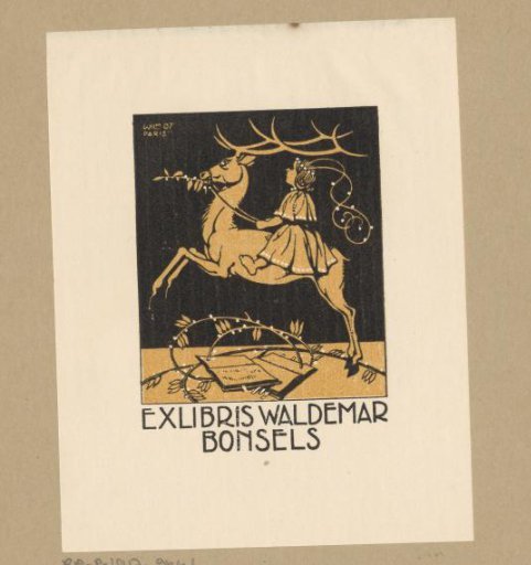 Ex libris of Waldemar Bonsels