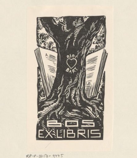 Ex libris of Nini and Bart Bos