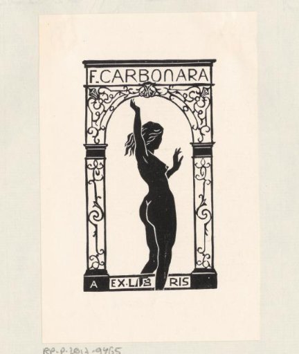 Ex libris of Francesco Carbonara