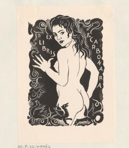 Ex libris of Francesco Carbonara