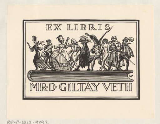 Ex libris of Daniël Giltay Veth