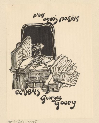 Ex libris of Georges Goury
