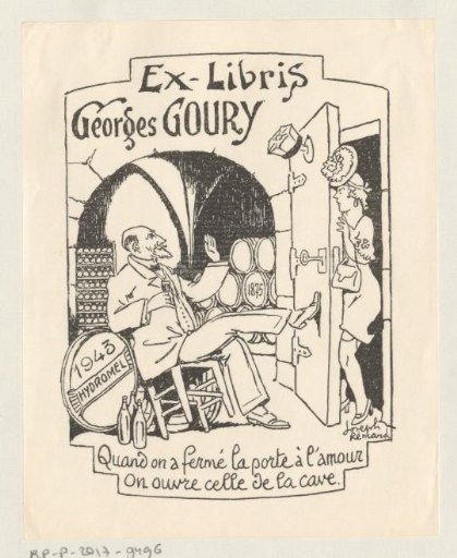 Ex libris of Georges Goury
