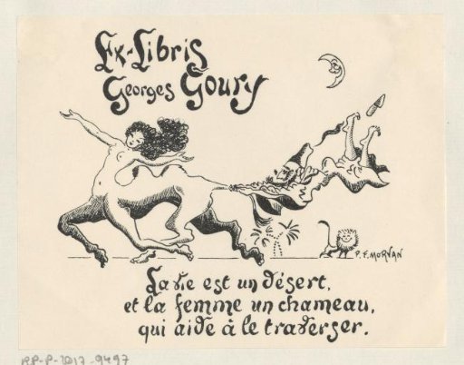 Ex libris of Georges Goury