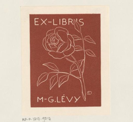 Ex Libris of Marie-Gabrielle Lévy