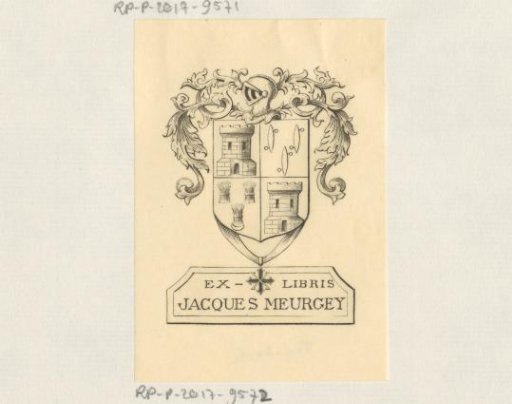 Ex libris of Jacques Meurgey