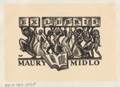 Ex libris of Maury Midlo