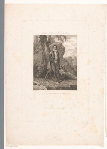 Portrait of Louis Philippe I, King of France, in a Landscape