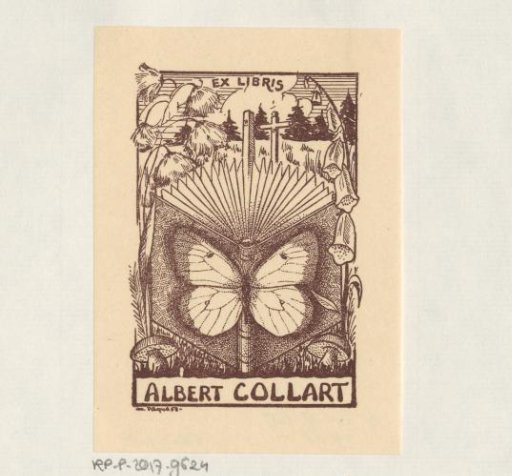 Ex libris of Albert Collart