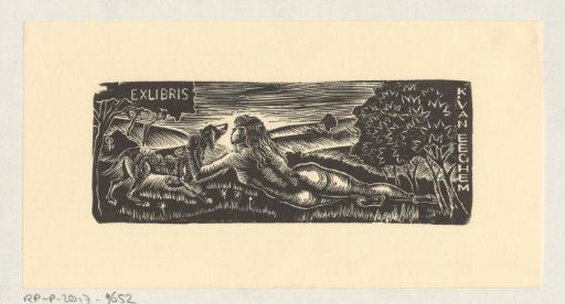 Ex libris of Karel van Eeghem