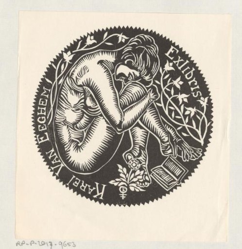 Ex libris of Karel van Eeghem