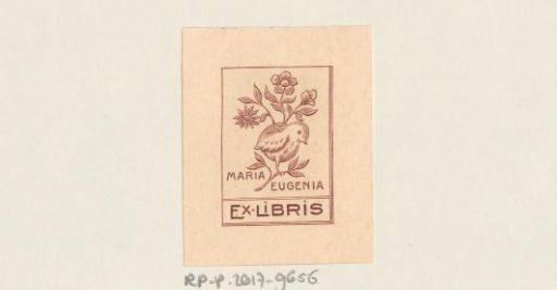 Ex libris of Maria Eugenia