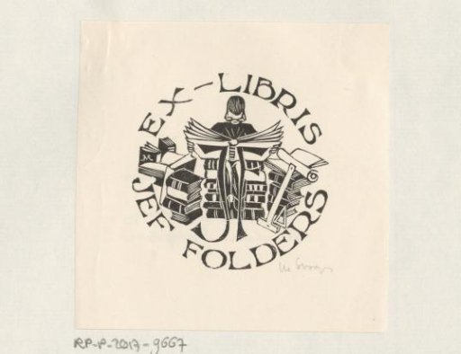 Ex libris of Jef Folders