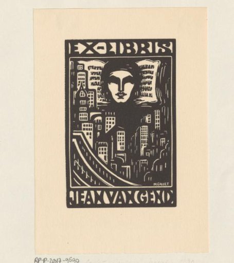 Ex libris of Jean van Gend